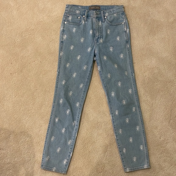 Point Sur Paisley straight leg jeans (JCrew) - Picture 2 of 8
